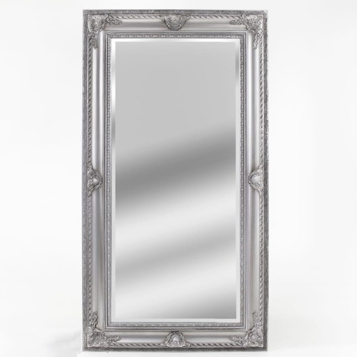 Potężne lustro w kolorze srebrnym 108027