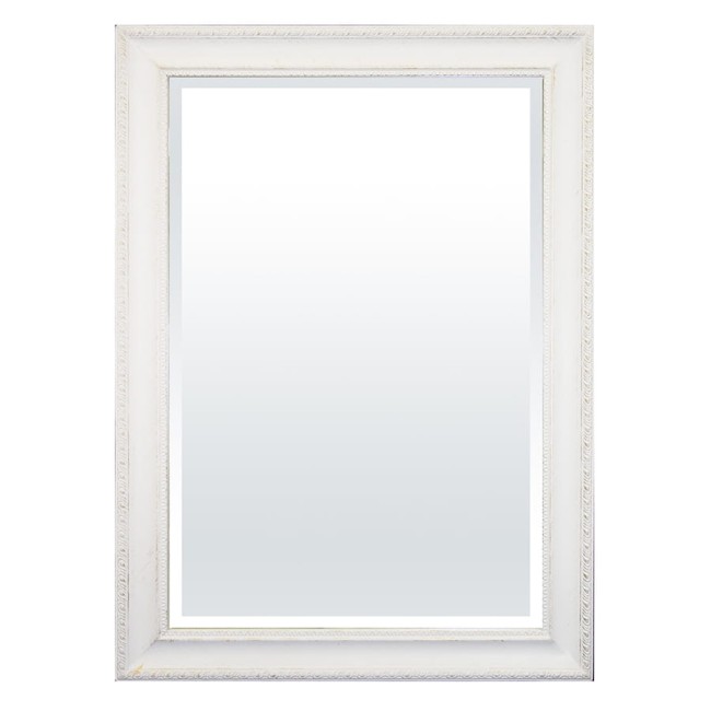 Fazowane lustro w białej 113490