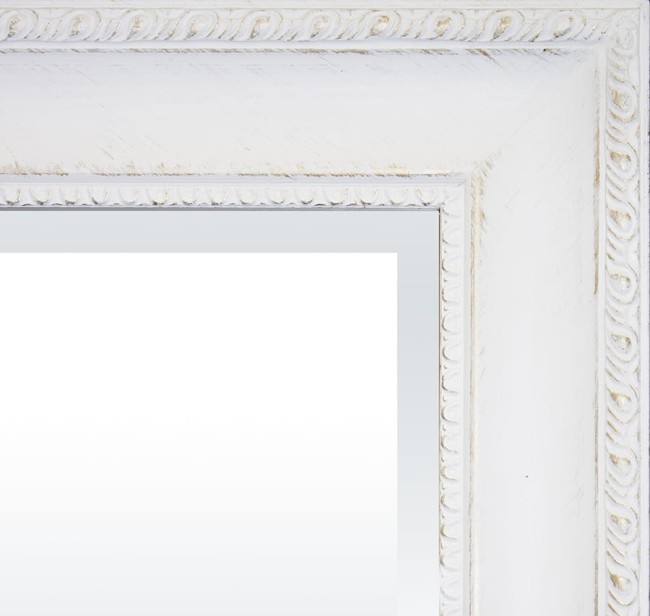 Fazowane lustro w białej 113490