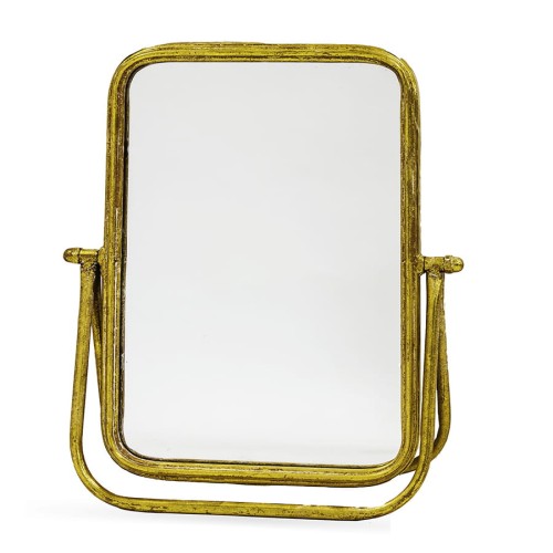 Stojące lusterko w złotej ramie 118704