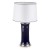 Elegancka ceramiczna lampa z białym abażurem 131246