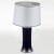 Elegancka ceramiczna lampa z białym abażurem 131246