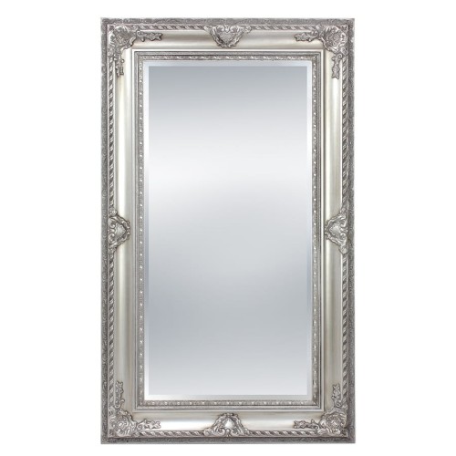 Stylowe lustro w srebrnej ramie  71127