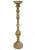 Wysoki, postarzany świecznik w kolorze złotym 108890