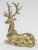 Dekoracyjna figurka złotego jelenia 122401