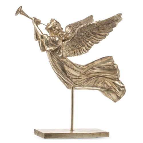 Figurka lecącego, złotego anioła 132325