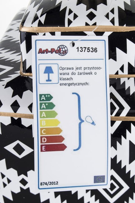 Elegancka Lampa Ceramiczna 137536