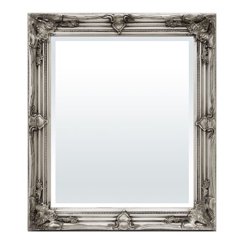 Dekoracyjne Lustro Srebrne 56298