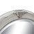 Owalne Srebrne Lustro Dekoracyjne 62359