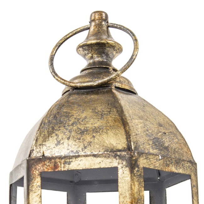 Dwa stylowe, metalowe lampiony 118135