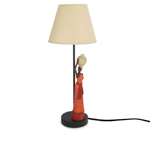 Oryginalna lampa z figurką Afrykanki 4441390