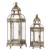 Dwa stylowe, metalowe lampiony 118135