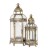 Dwa stylowe, metalowe lampiony 118135