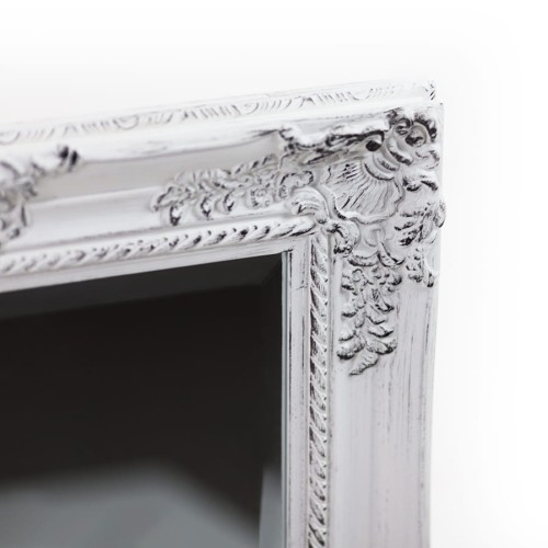 2 - Stylowe białe lustro w  przecieranej ramie .jpg