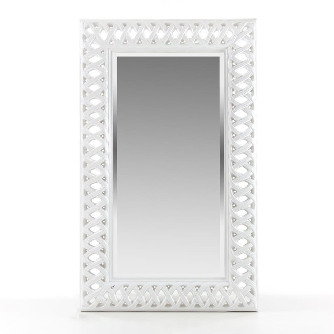 Oryginalne lustro w kolorze biały 93315