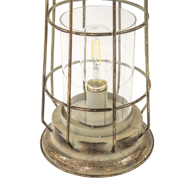 Lampion z żarówką LED - wysokość 54cm 118138
