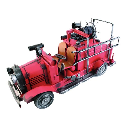 1 - Metalowa replika starego wozu strażackiego.jpg