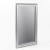 Stylowe lustro w kolorze srebrnym 102426