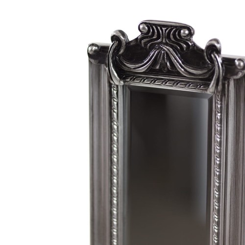 Stylowe lustro w srebrnej ramie - wysokość 120 cm 106111