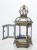 Pięknie zdobiony, metalowy lampion 122966