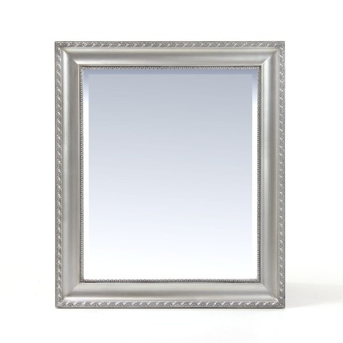 Stylowe lustro w srebrnej ramie 71114