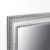 Stylowe lustro w kolorze srebrnym 102426
