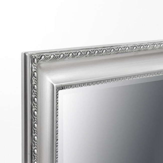 Stylowe lustro w kolorze srebrnym 102426