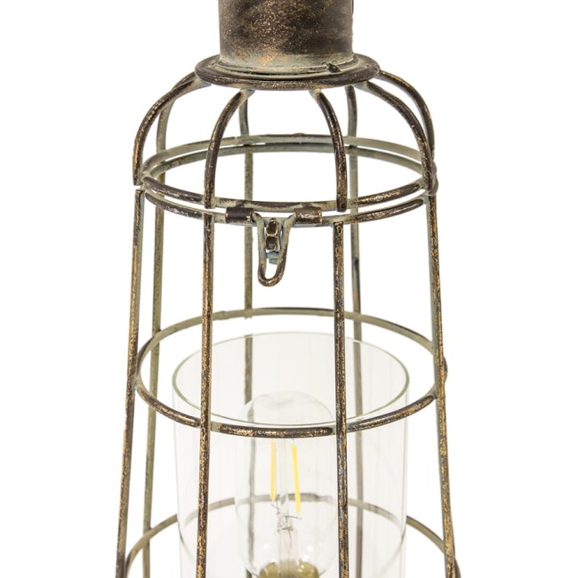 Lampion z żarówką LED - wysokość 54cm 118138