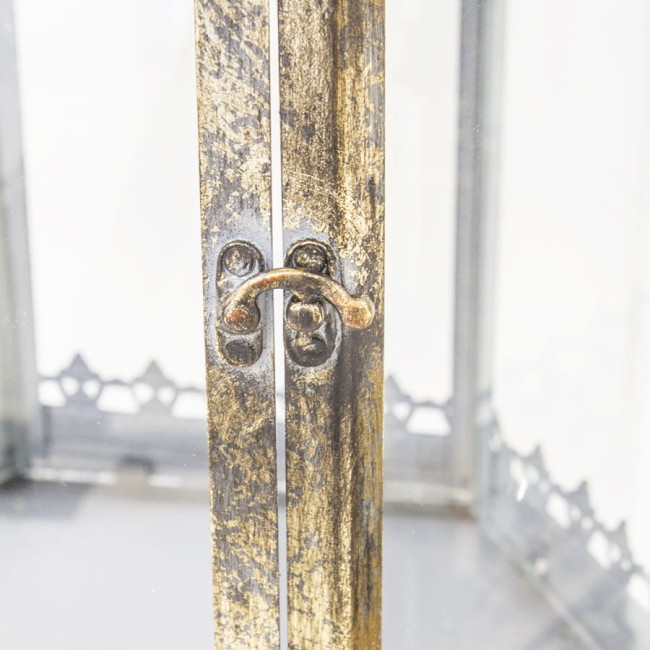 Dwa stylowe, metalowe lampiony 118135