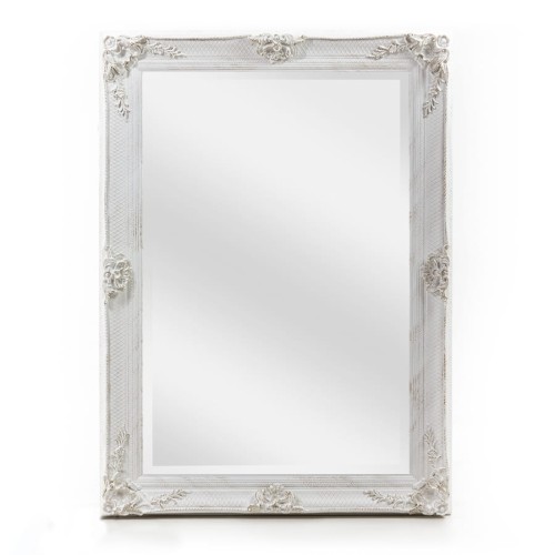 1 - Stylowe białe lustro w  dekoracyjnej ramie .jpg