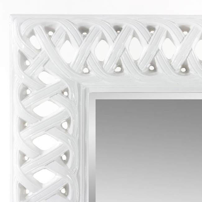 Oryginalne lustro w kolorze biały 93315